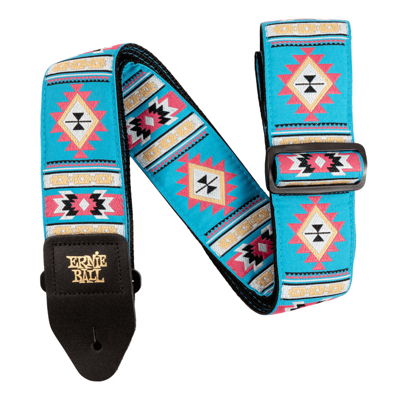 Ernie Ball Sedona Blue Jacquard Guitar Strap