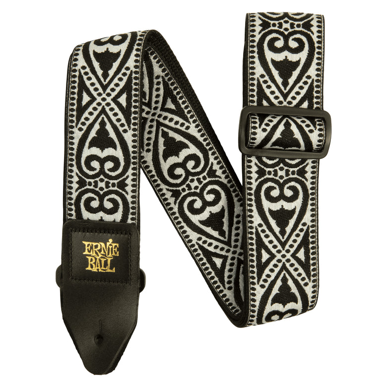 Ernie Ball Black Heart Jacquard Guitar Strap