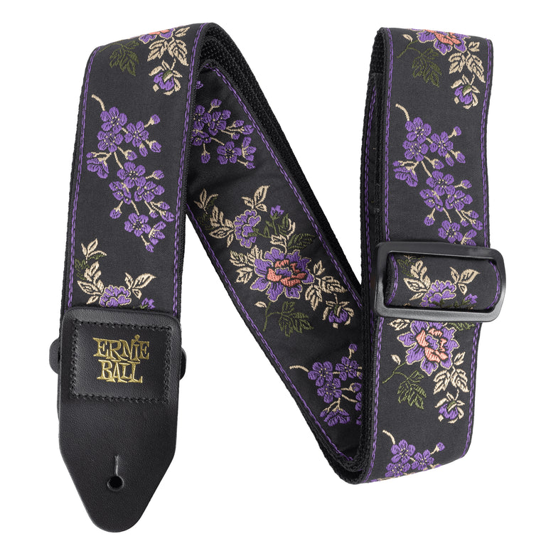 Ernie Ball Lavender Blossom Jacquard Guitar Strap
