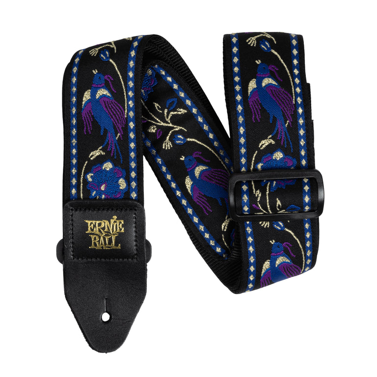 Ernie Ball Purple Pleasant Pheasant Jacquard Guitar Strap