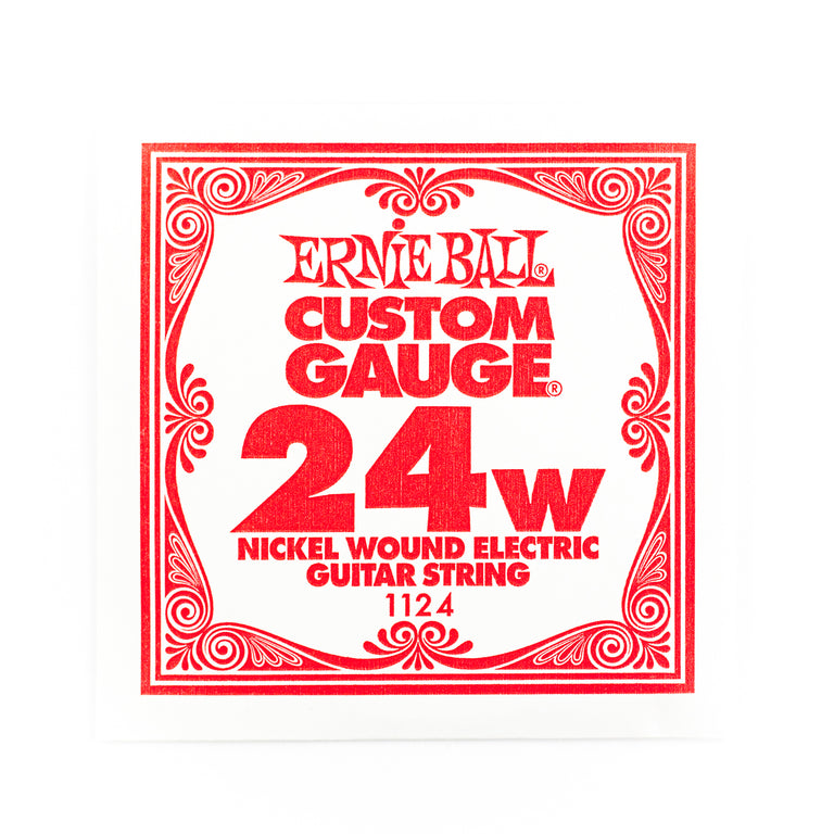 Ernie Ball Nickel Wound .024w Electric Guitar Single String