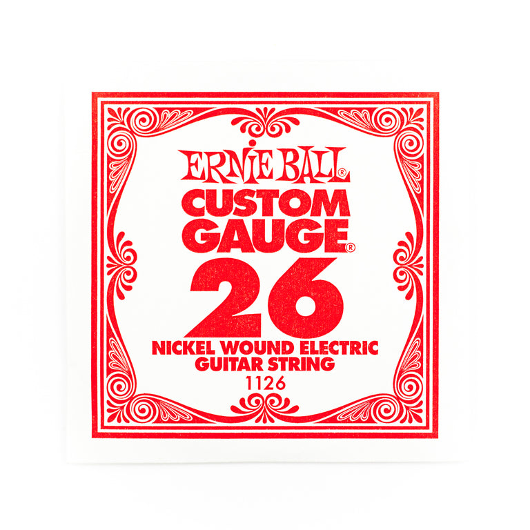 Ernie Ball Nickel Wound .026w Electric Guitar Single String