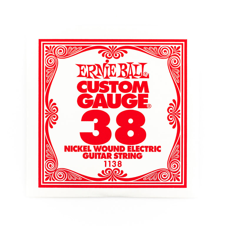 Ernie Ball Nickel Wound .038w Electric Guitar Single String