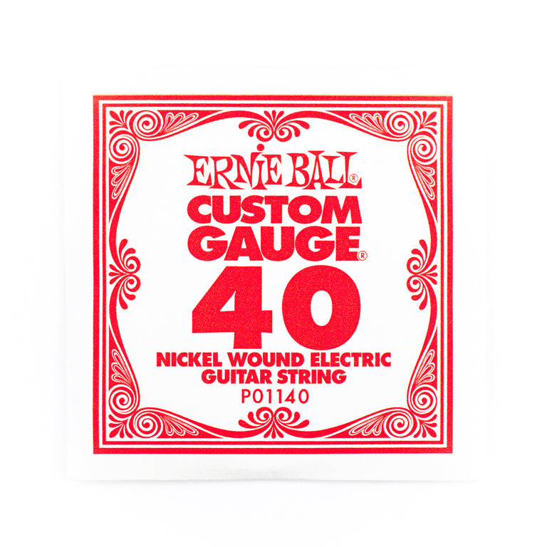 Ernie Ball Nickel Wound .040w Electric Guitar Single String