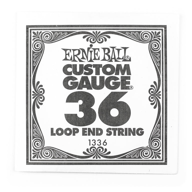 Ernie Ball Loop-End Nickel Wound .036w Single Instrument String