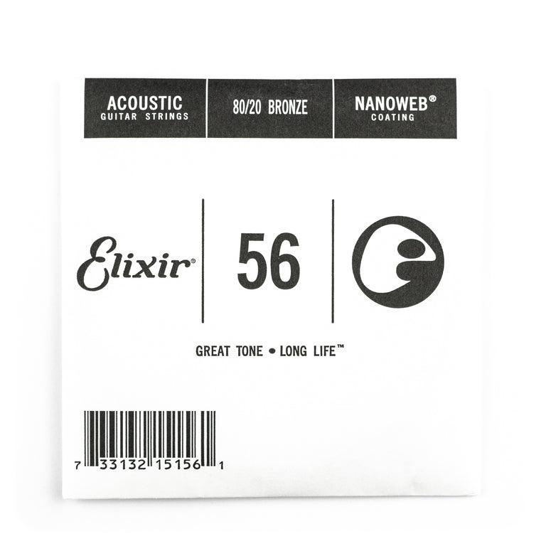 Elixir Nanoweb 80/20 Bronze 56 (.056