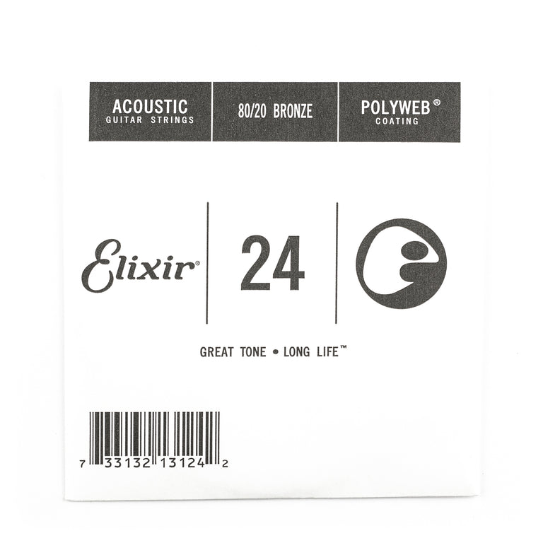 Elixir Polyweb 80/20 Bronze 24 (.024
