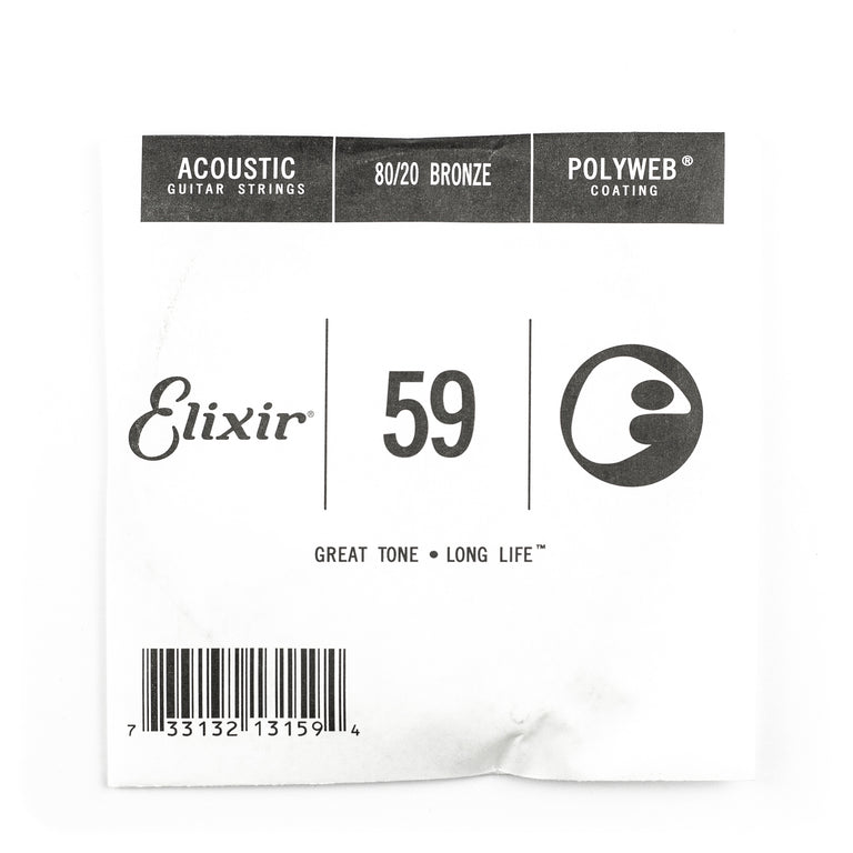 Elixir Polyweb 80/20 Bronze 59 (.059