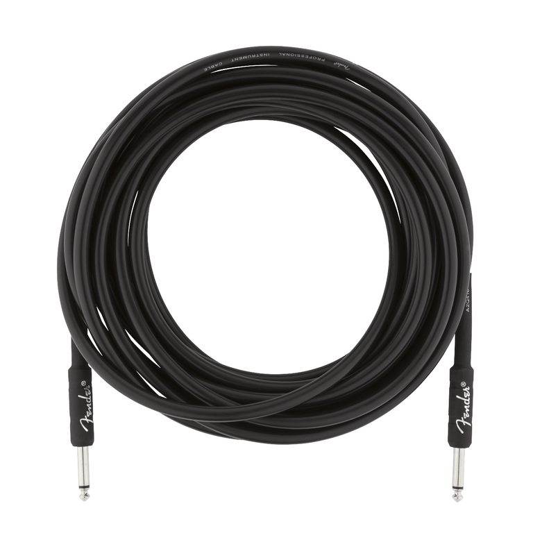 Fender Professional Series Instrument Cable, 25', Black