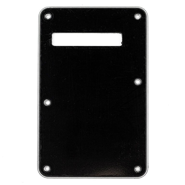 Fender Modern Stratocaster Tremolo Backplate, 3-Ply Black