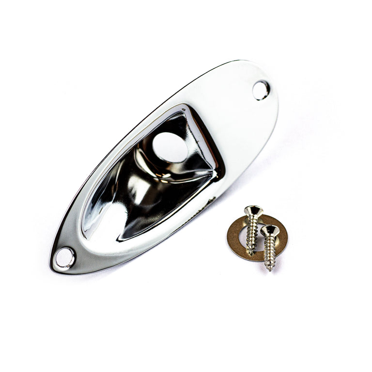 Fender Stratocaster Output Jack Plate Ferrule, Chrome