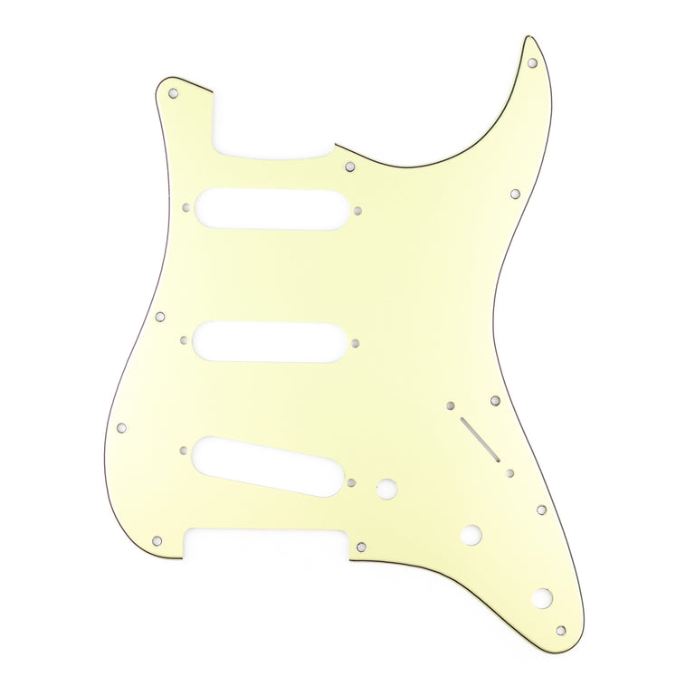 Fender Modern-Style Stratocaster Pickguard, 3-Ply Mint Green