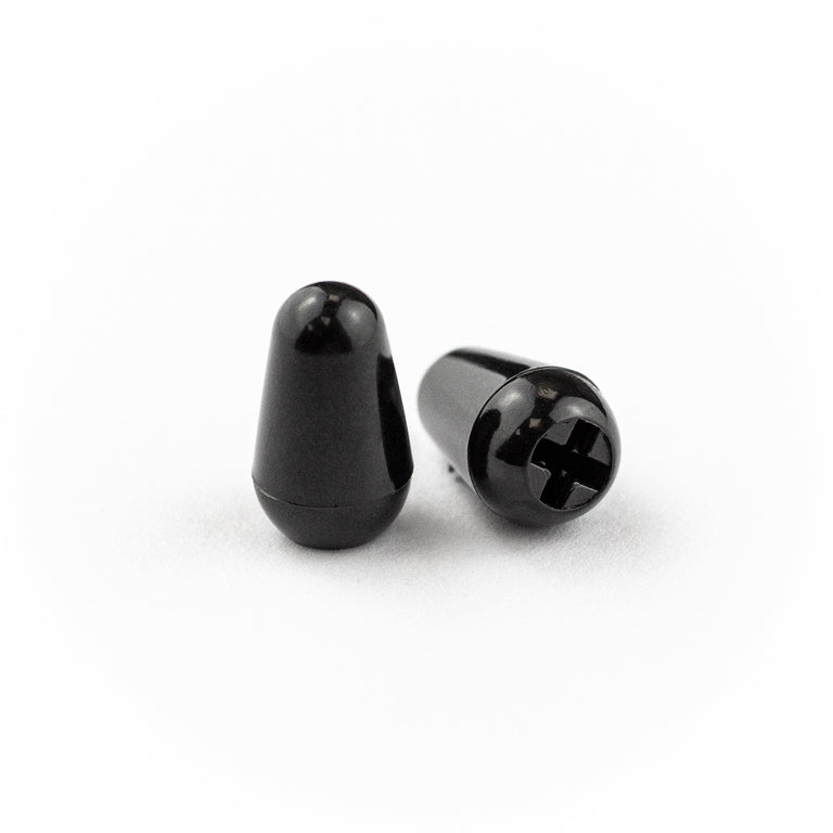 Fender Original Stratocaster Black Switch Tips, 2-Pack