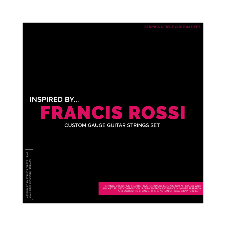 Inspired by Francis Rossi Custom Gauge 11-50 Electric Guitar Strings