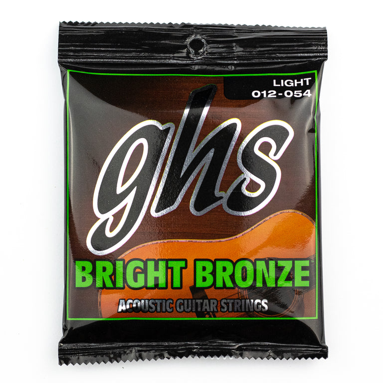 GHS Bright Bronze 80/20 Bronze 12-54 Acoustic Guitar Strings