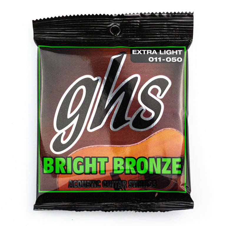 GHS Bright Bronze 80/20 Bronze 11-50 Acoustic Guitar Strings