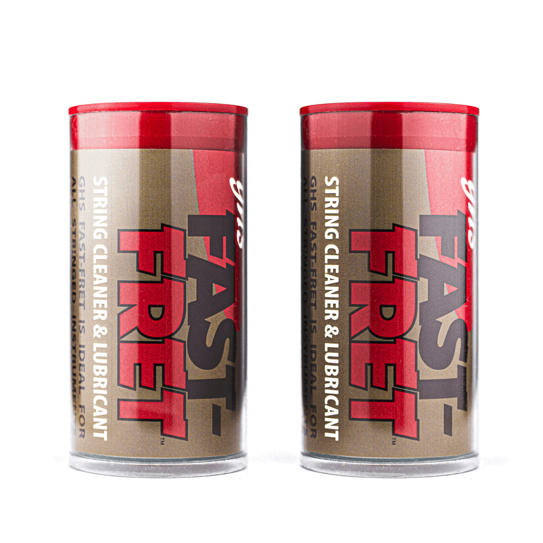 GHS Fast-Fret Guitar String Cleaner & Lubricant, 2-Pack Bundle
