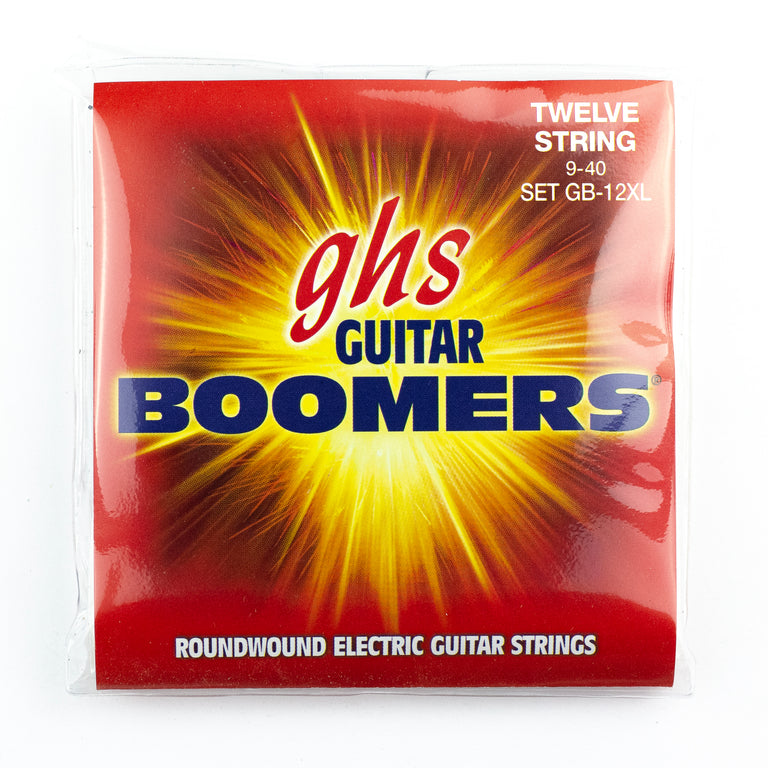 GHS Boomers Dynamite Nickel Alloy 12-String 9-40 Electric Guitar Strings, Extra Light
