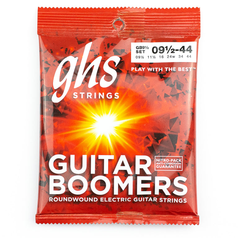 GHS Boomers Dynamite Nickel Alloy 9.5-44 Electric Guitar Strings, Extra Light+