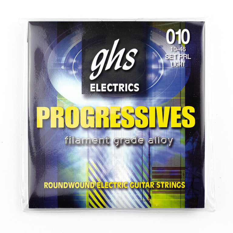 GHS Progressives Alloy 52 Hex Core 10-46 Electric Guitar Strings, Light