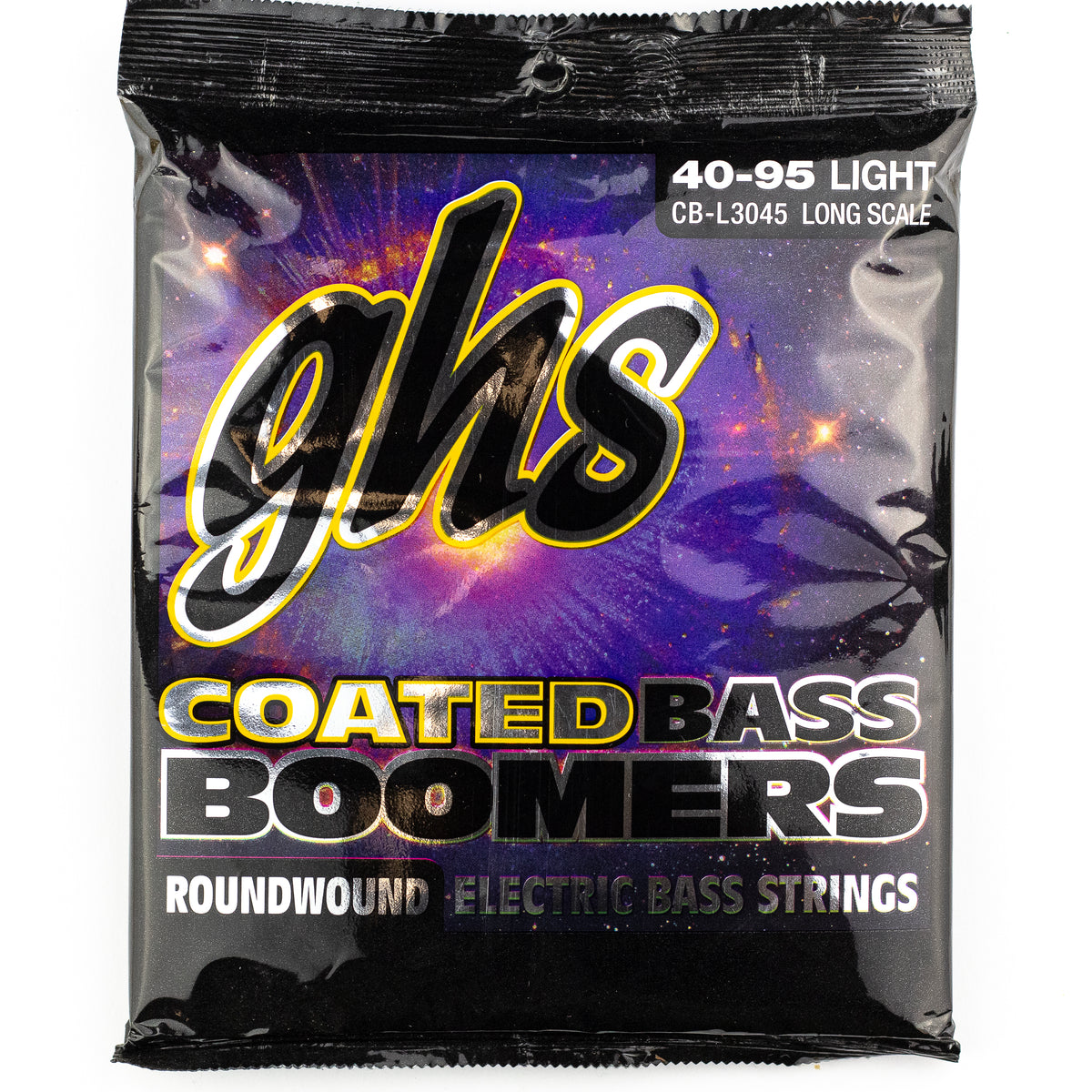 GHS Coated Bass Boomers Nickel Wound 4095 Bass Guitar Strings, Long S