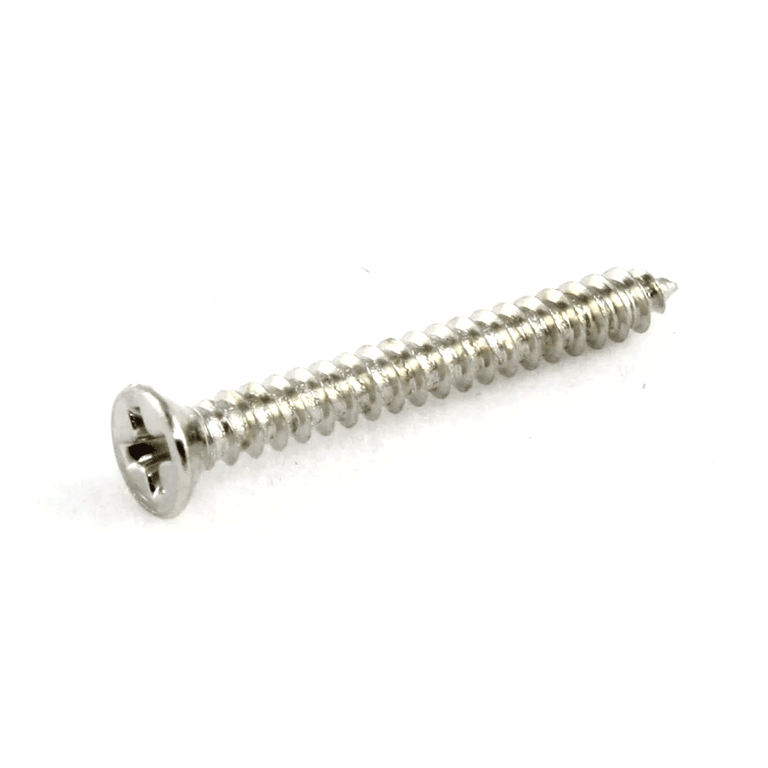 AllParts GS-0008-001 Pickup Surround Screws, Long, Nickel, 8-Pack