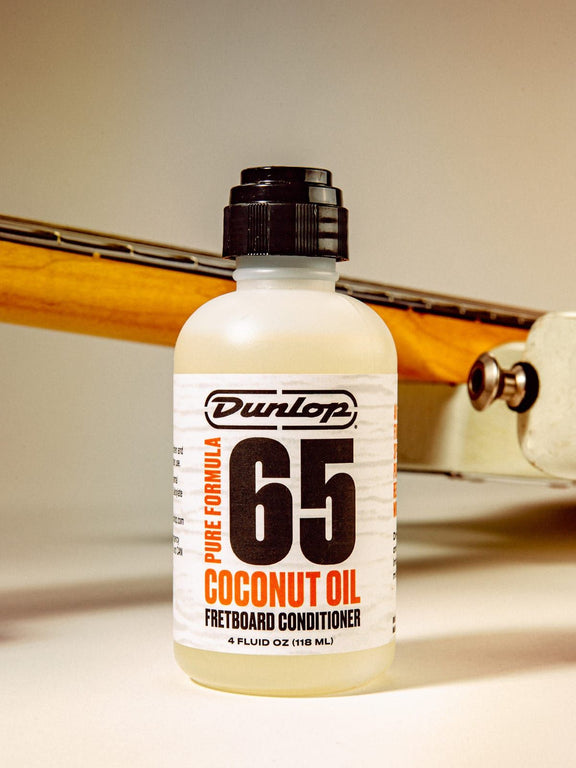 Jim Dunlop Pure Formula 65 Coconut Oil Fretboard Conditioner (4 fl.oz)