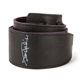 Jim Dunlop Jimi Hendrix Signature Black Leather Guitar Strap