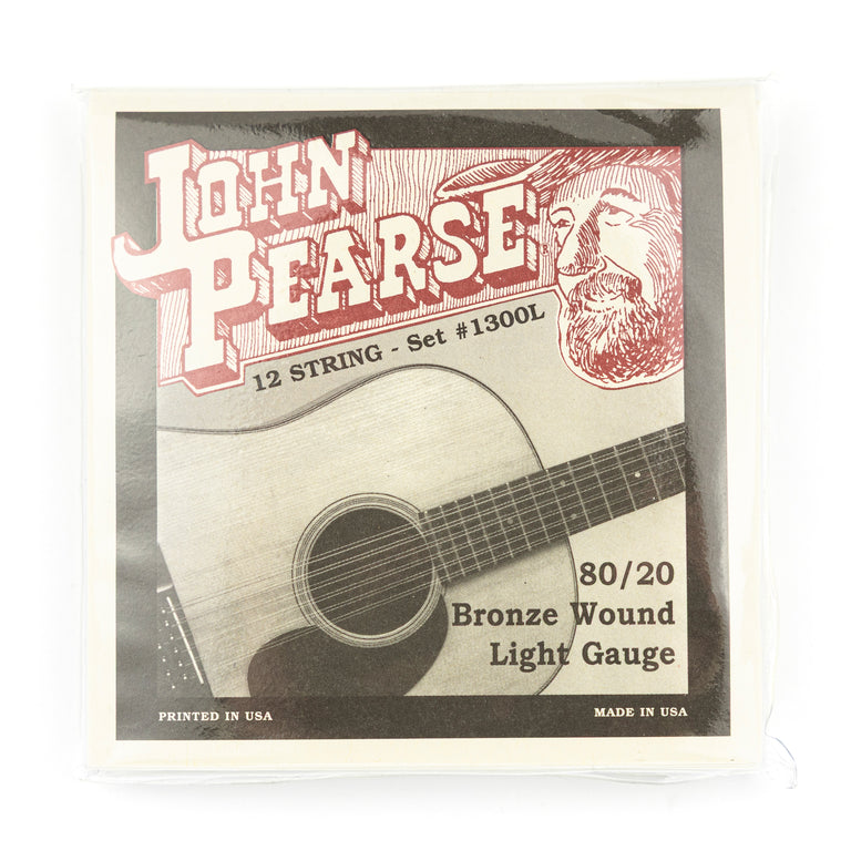 John Pearse 80/20 Bronze 10-47 12-String Acoustic Guitar Strings
