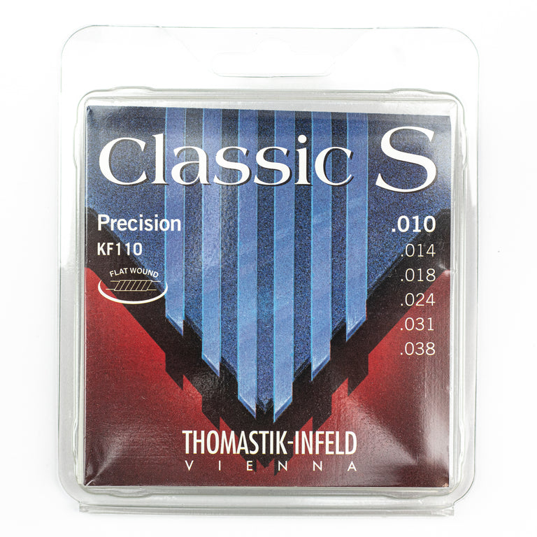 Thomastik-Infeld CLASSIC S Precision Flatwound 10-38 Classical Guitar Strings, KF110