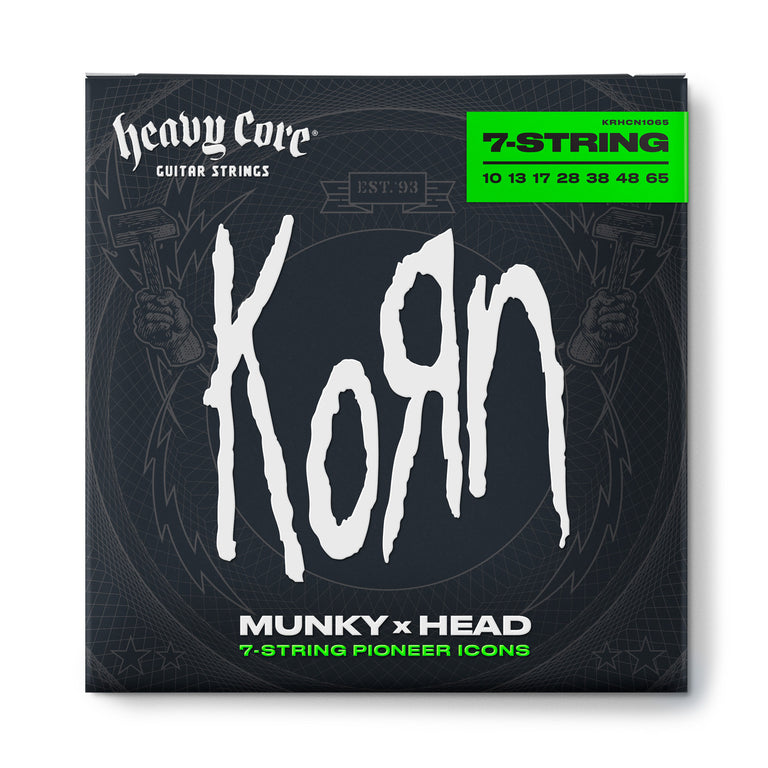 Jim Dunlop Munky x Head KoRn Signature Heavy Core 10-65 7-String Electric Guitar Strings