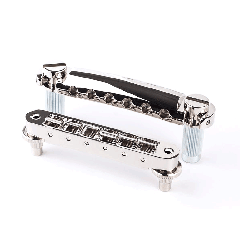 TonePros LPS02-N US Nashville Tuneomatic Bridge & Tailpiece Set, Nickel