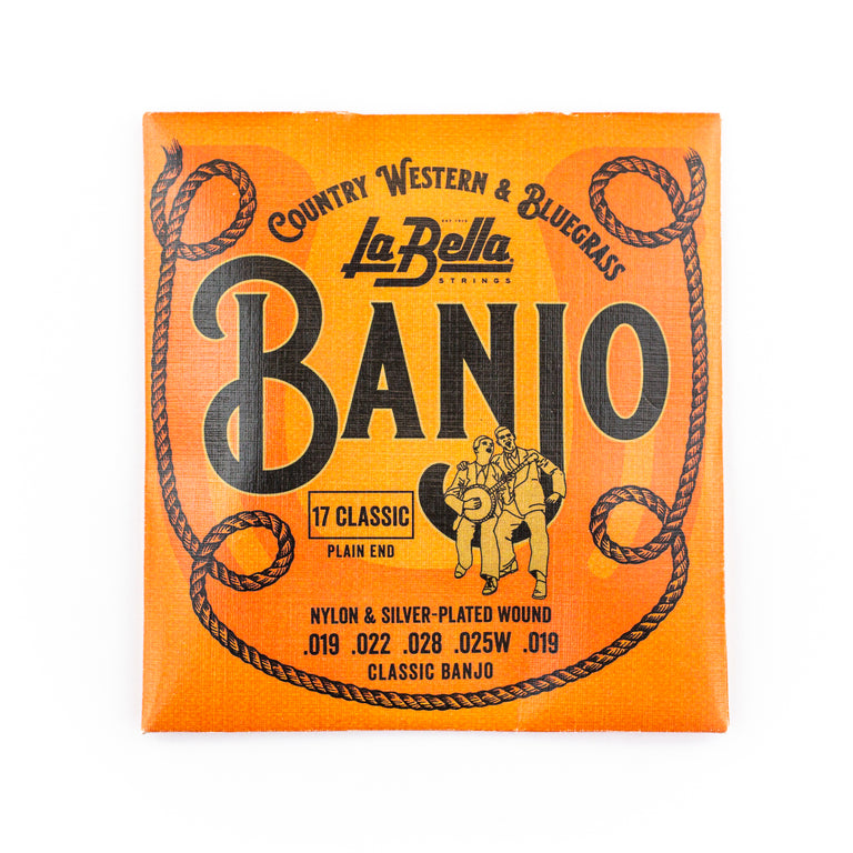 La Bella No. 17 Classic 5-String Nylon 19-25w Banjo Strings