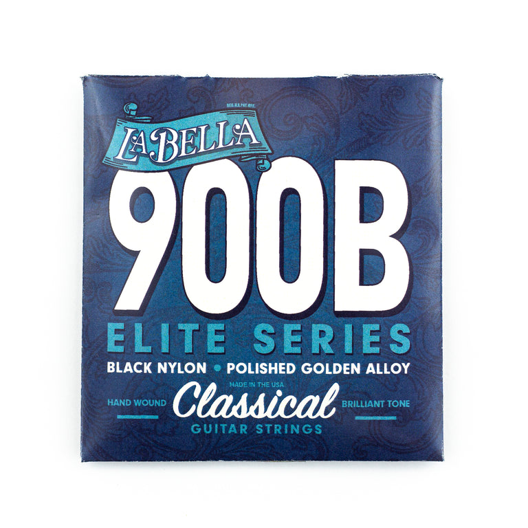 La Bella Golden Superior Black Nylon Classical Guitar Strings