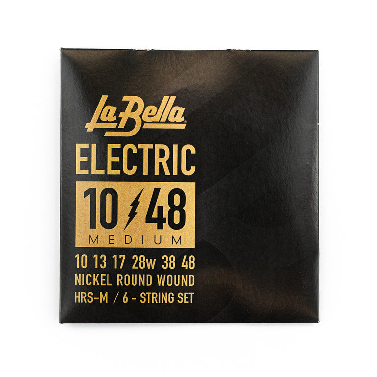 La Bella HRS Nickel-Plated 10-48 Electric Guitar Strings, Medium