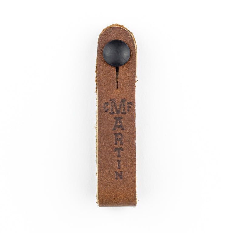 Martin Acoustic Guitar Strap Headstock Tie, Brown