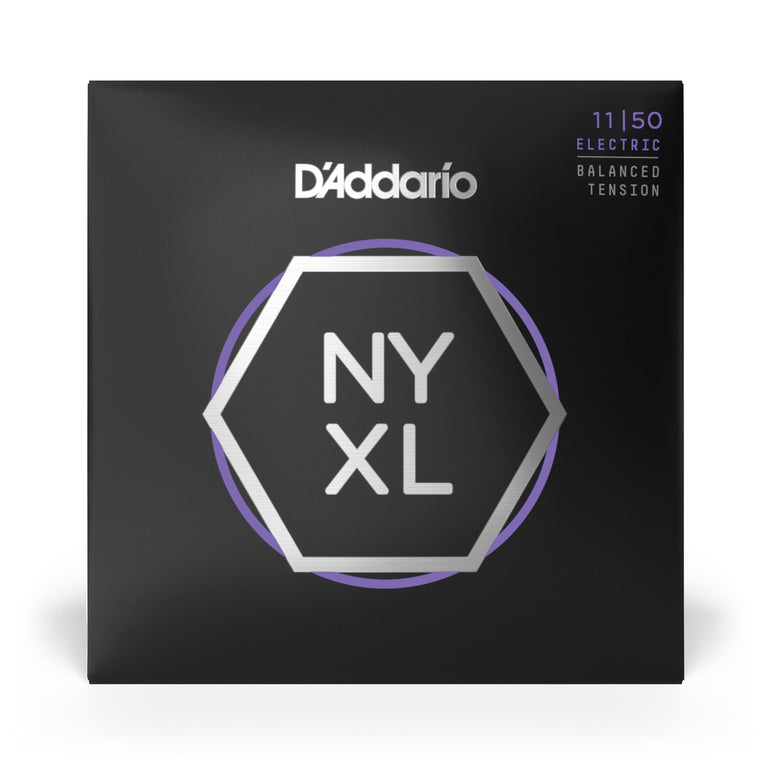 D'Addario NYXL Nickel Wound 11-50 Electric Guitar Strings, Balanced Tension Medium [NYXL1150]