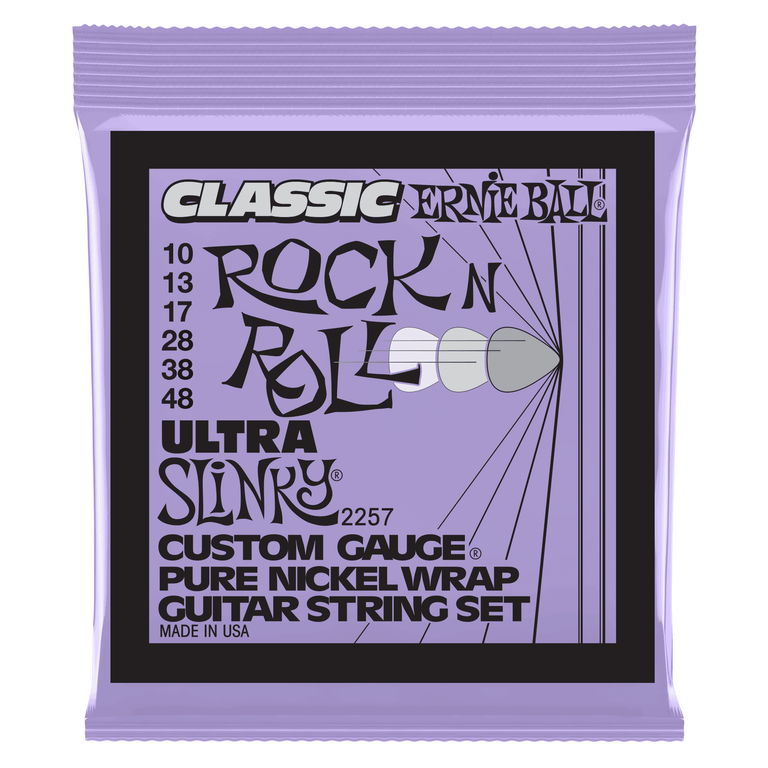 Ernie Ball Classic Pure Nickel Ultra Slinky 10-48 Electric Guitar Strings [2257]