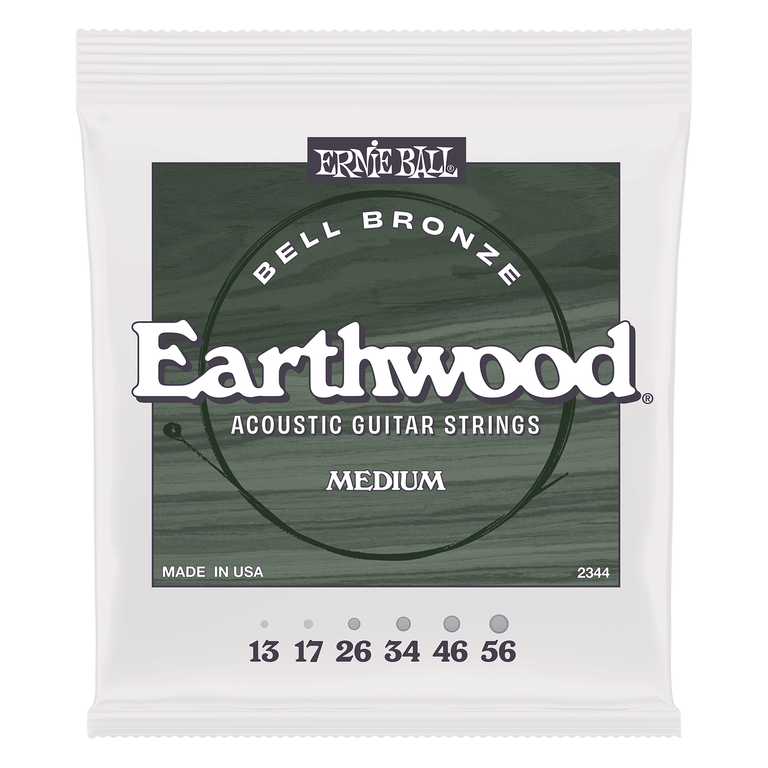 Ernie Ball Earthwood Bell Bronze 13-56 Acoustic Guitar Strings
