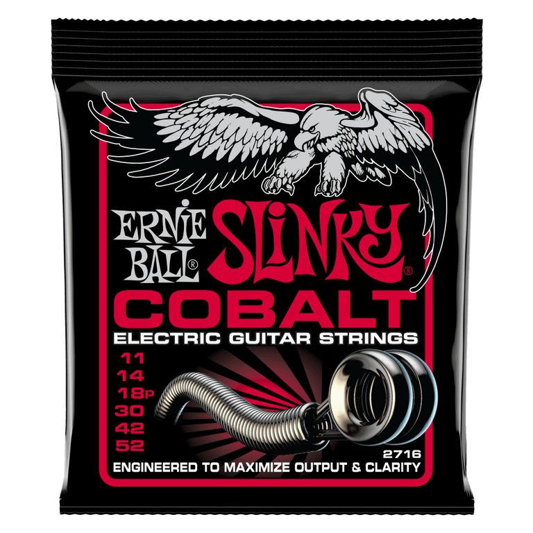 Ernie Ball Cobalt Burly Slinky 11-52 Electric Guitar Strings