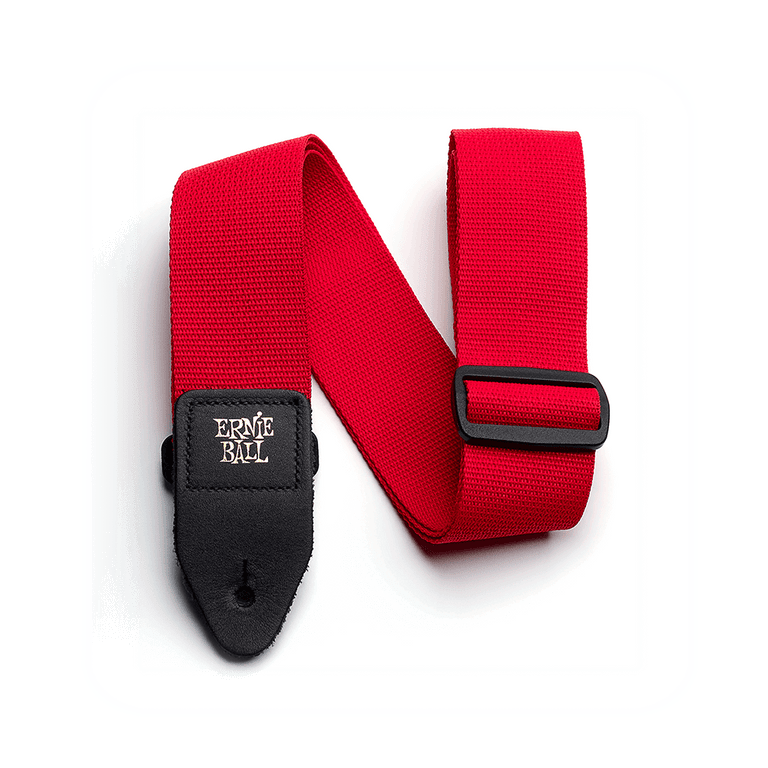 Ernie Ball Polypro Guitar Strap, Red