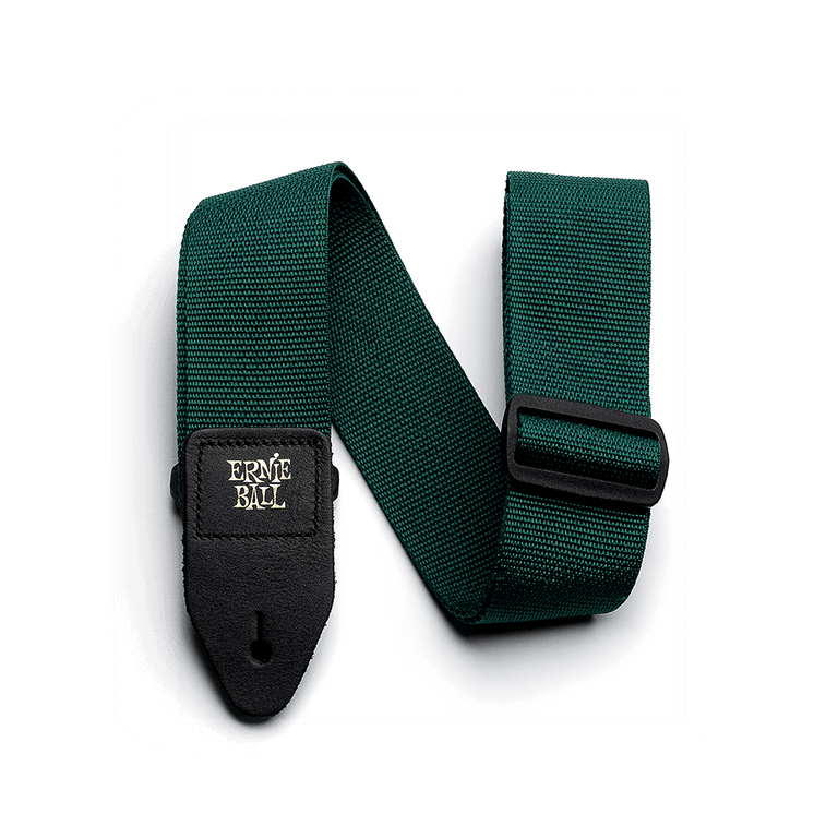Ernie Ball Polypro Guitar Strap, Forest Green