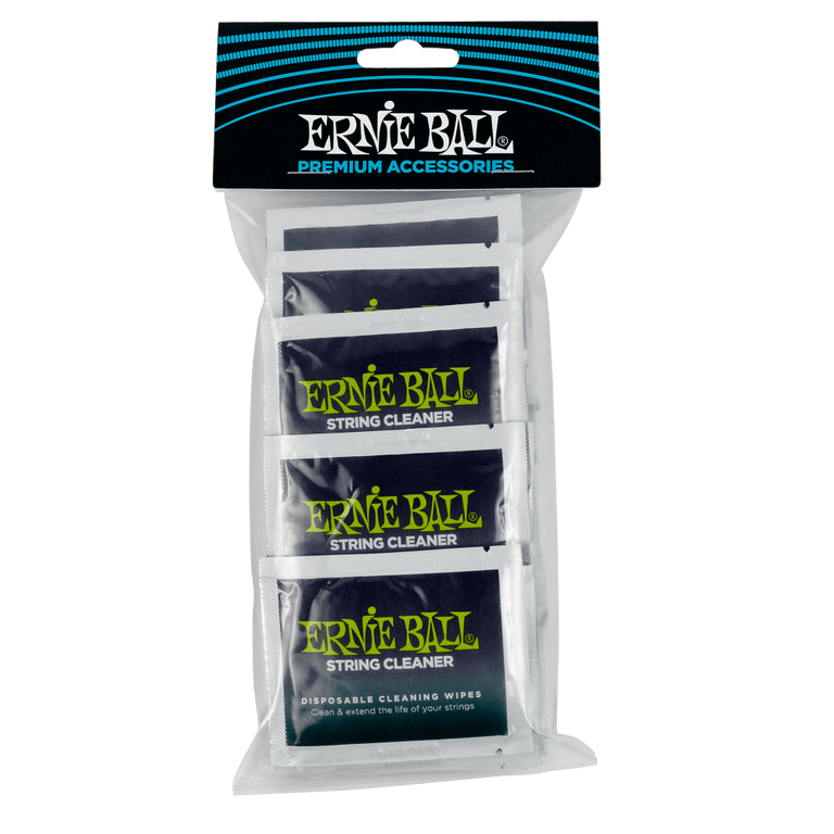 Ernie Ball Wonder Wipes String Cleaner Sachets, 20-Pack