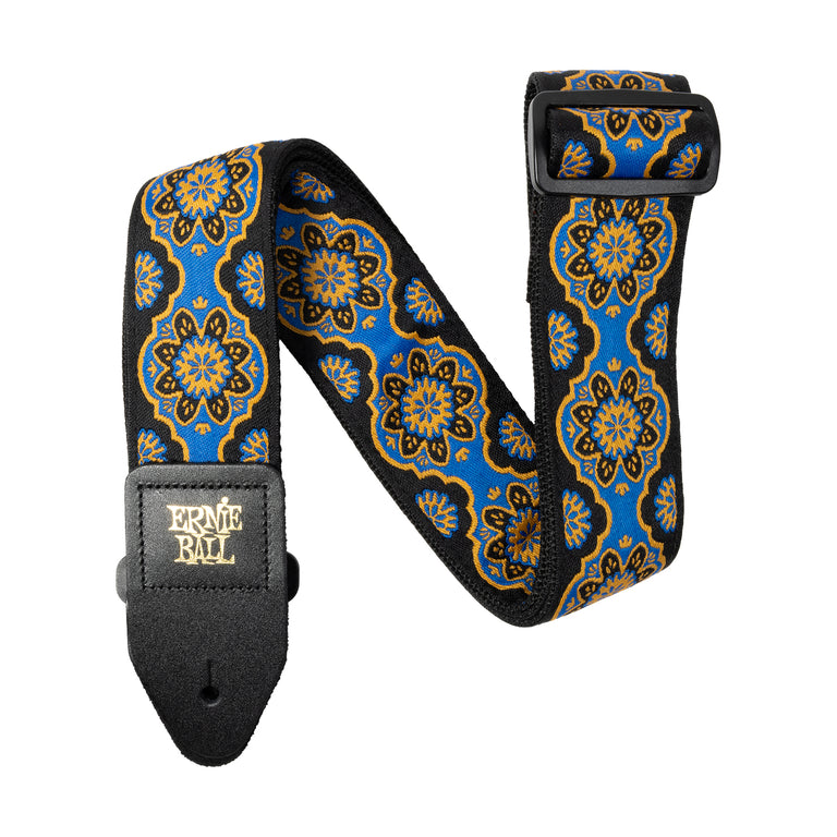 Ernie Ball Kaleidoscope Blue Jacquard Guitar Strap