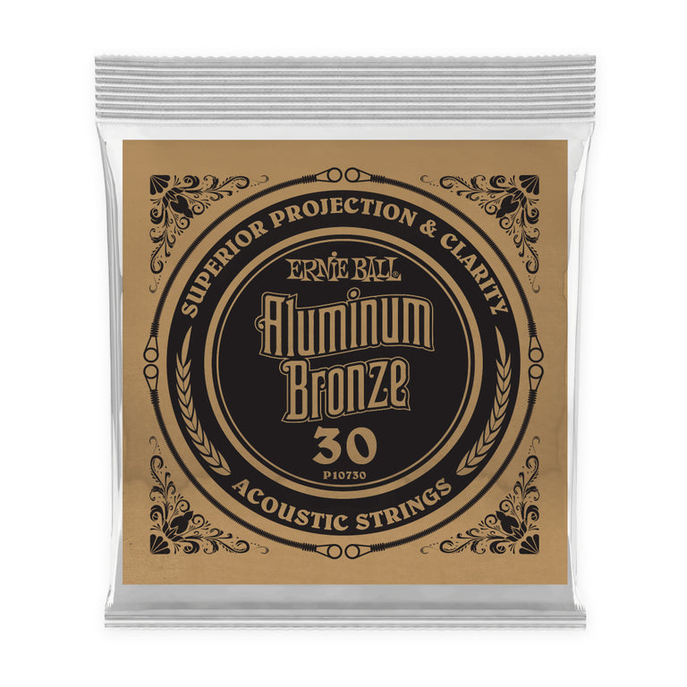 Ernie Ball Aluminium Bronze .030w Acoustic Guitar Single String