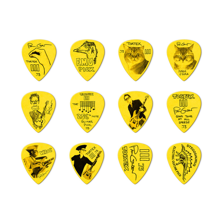 Jim Dunlop Paul Gilbert Custom .73mm TORTEX TIII Guitar Picks