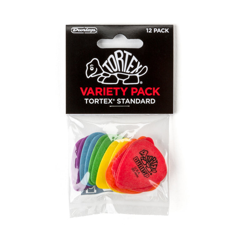Jim Dunlop TORTEX Standard Plectrum Variety 12-Pack