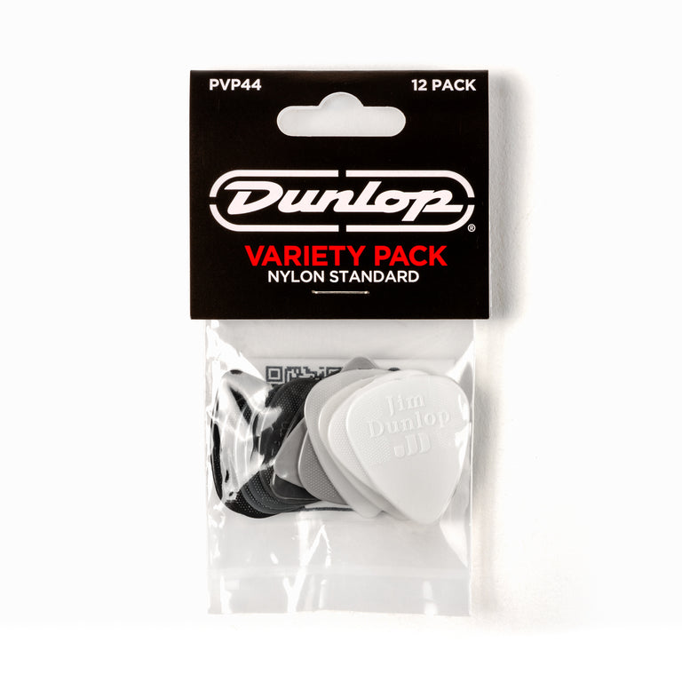 Jim Dunlop NYLON Standard Variety Guitar Picks, 12-Pack