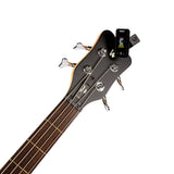 D'Addario ECLIPSE Clip-On Headstock Guitar/Bass Tuner, Black