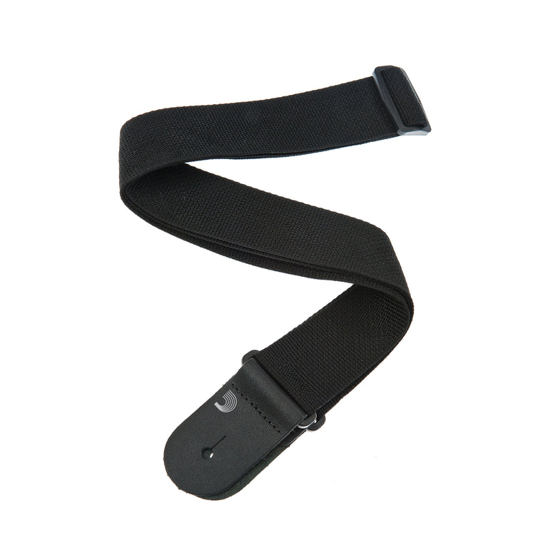 D'Addario Black Polypropylene Guitar Strap